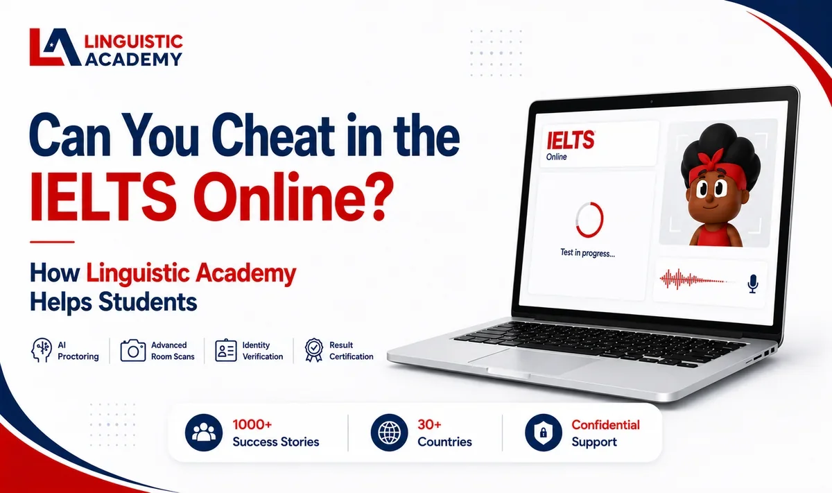 Cheat in IELTS Online: How Candidates Score Band 6.0 to 7.5 in a Single Sitting cover image by Linguistic Academy