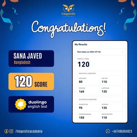 Cheat in Duolingo English Test — certified score 120