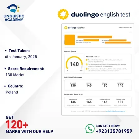 Cheat in Duolingo English Test — certified score 140