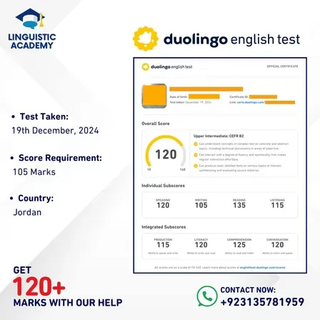Cheat in Duolingo English Test — certified score 120