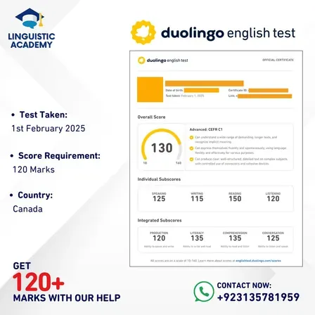 Cheat in Duolingo English Test — certified score 130
